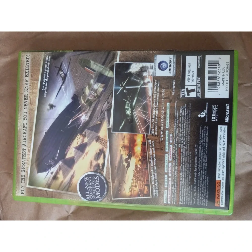 Blazing Angels 2 Secret Missions Of WWII Xbox